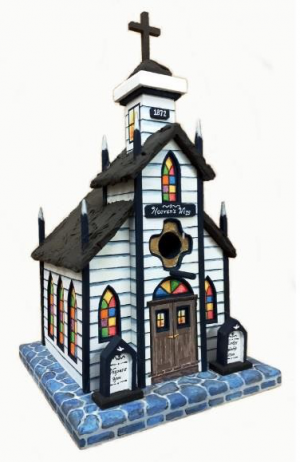 Woodland Chapel Birdhouse